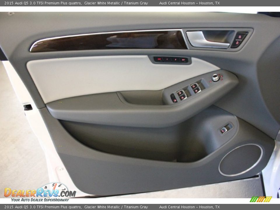 2015 Audi Q5 3.0 TFSI Premium Plus quattro Glacier White Metallic / Titanium Gray Photo #8