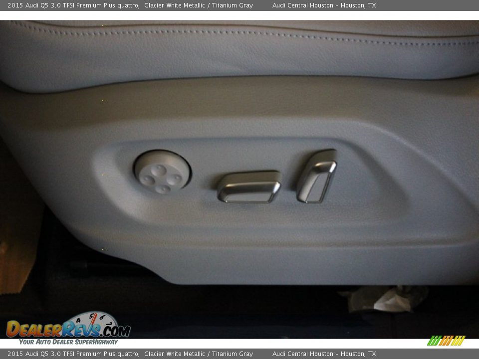 2015 Audi Q5 3.0 TFSI Premium Plus quattro Glacier White Metallic / Titanium Gray Photo #9