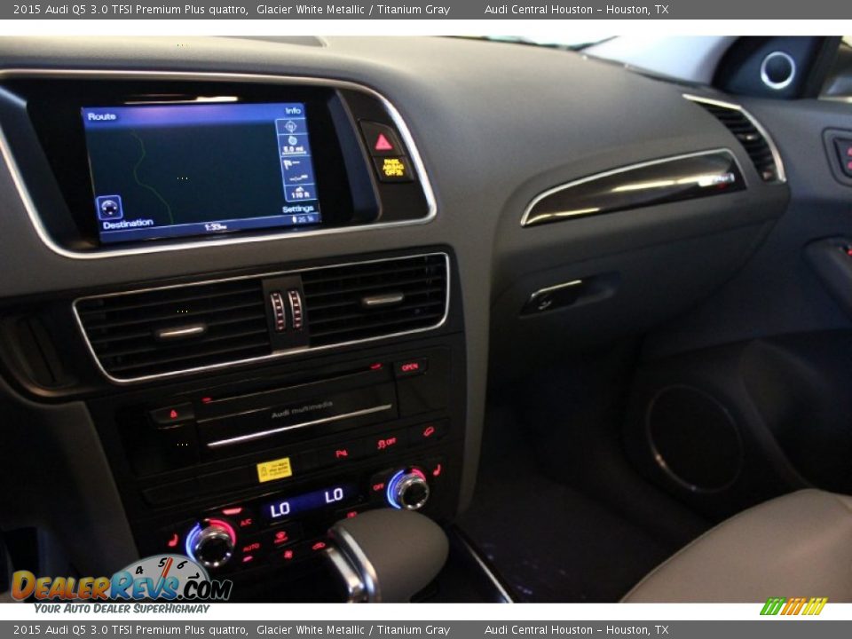 2015 Audi Q5 3.0 TFSI Premium Plus quattro Glacier White Metallic / Titanium Gray Photo #13
