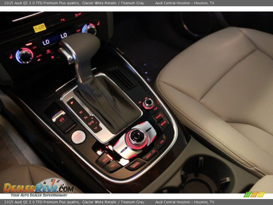 2015 Audi Q5 3.0 TFSI Premium Plus quattro Glacier White Metallic / Titanium Gray Photo #14