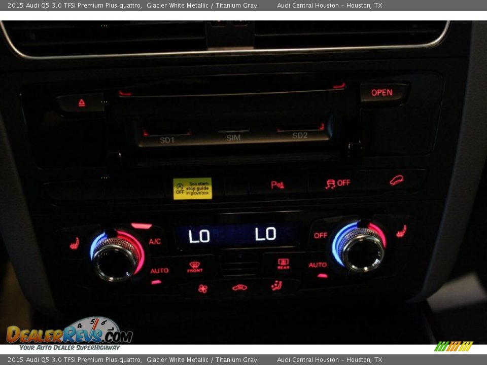 2015 Audi Q5 3.0 TFSI Premium Plus quattro Glacier White Metallic / Titanium Gray Photo #15
