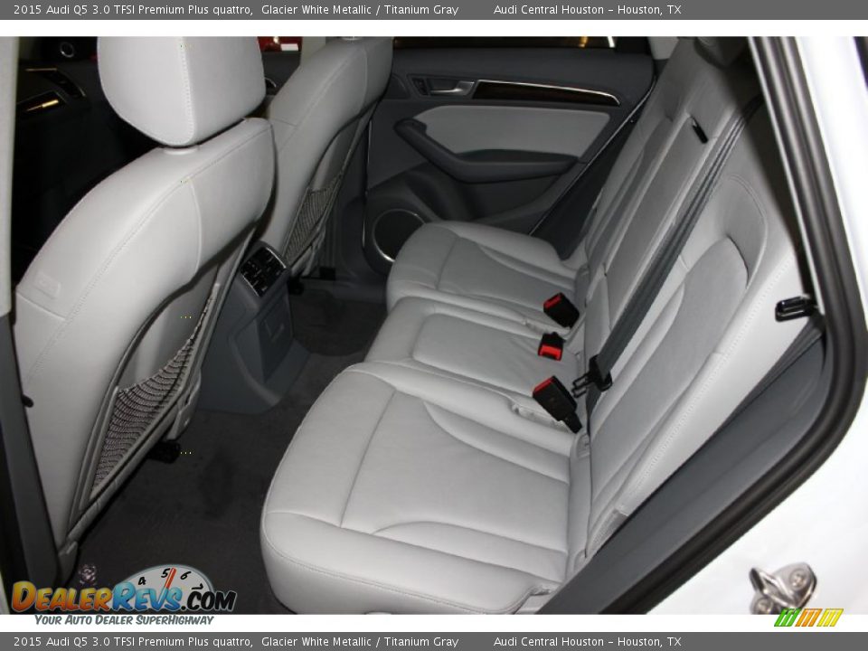 2015 Audi Q5 3.0 TFSI Premium Plus quattro Glacier White Metallic / Titanium Gray Photo #23