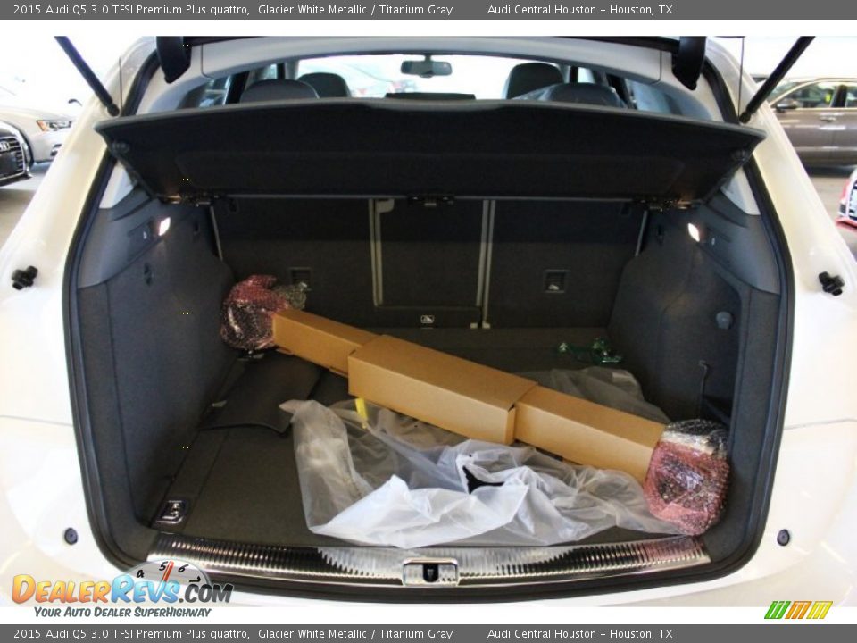 2015 Audi Q5 3.0 TFSI Premium Plus quattro Glacier White Metallic / Titanium Gray Photo #26