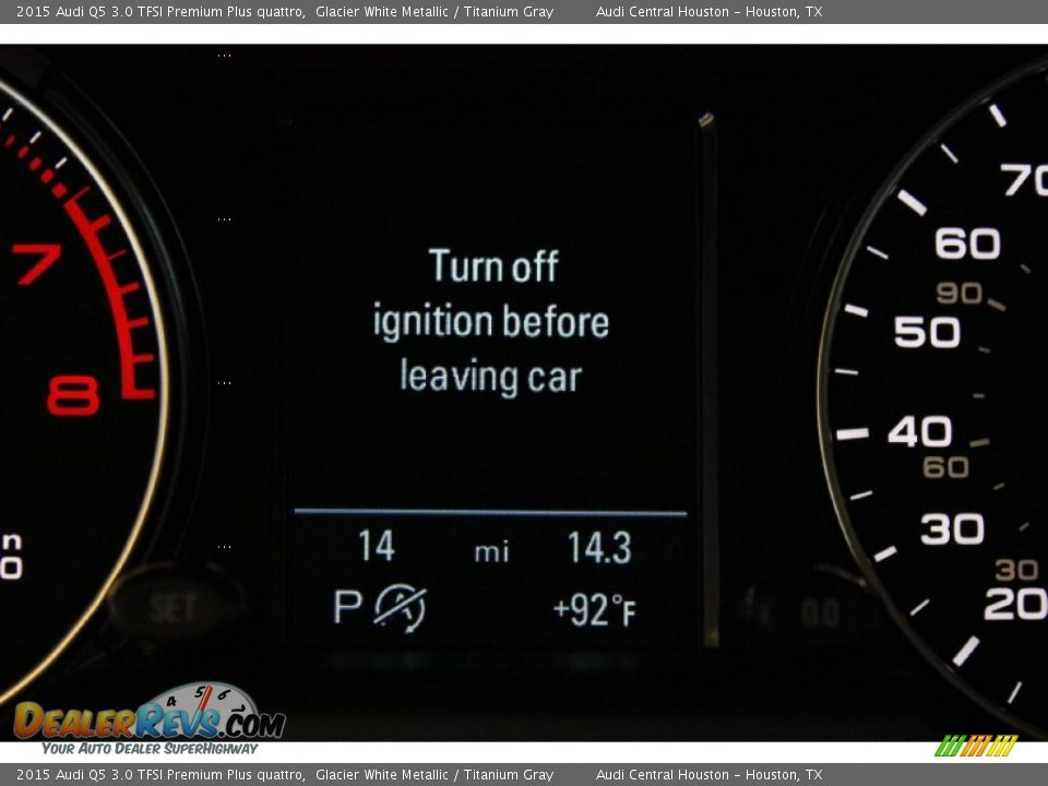 2015 Audi Q5 3.0 TFSI Premium Plus quattro Glacier White Metallic / Titanium Gray Photo #30