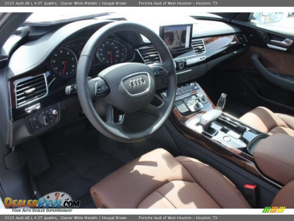 Nougat Brown Interior 2015 Audi A8 L 4 0t Quattro Photo