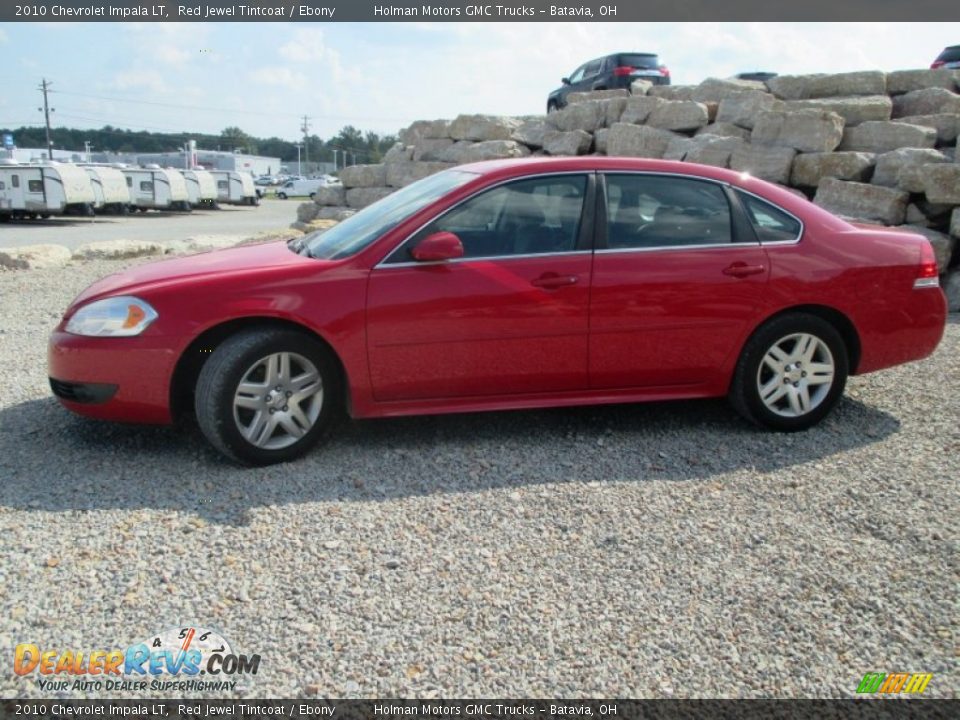 2010 Chevrolet Impala LT Red Jewel Tintcoat / Ebony Photo #3