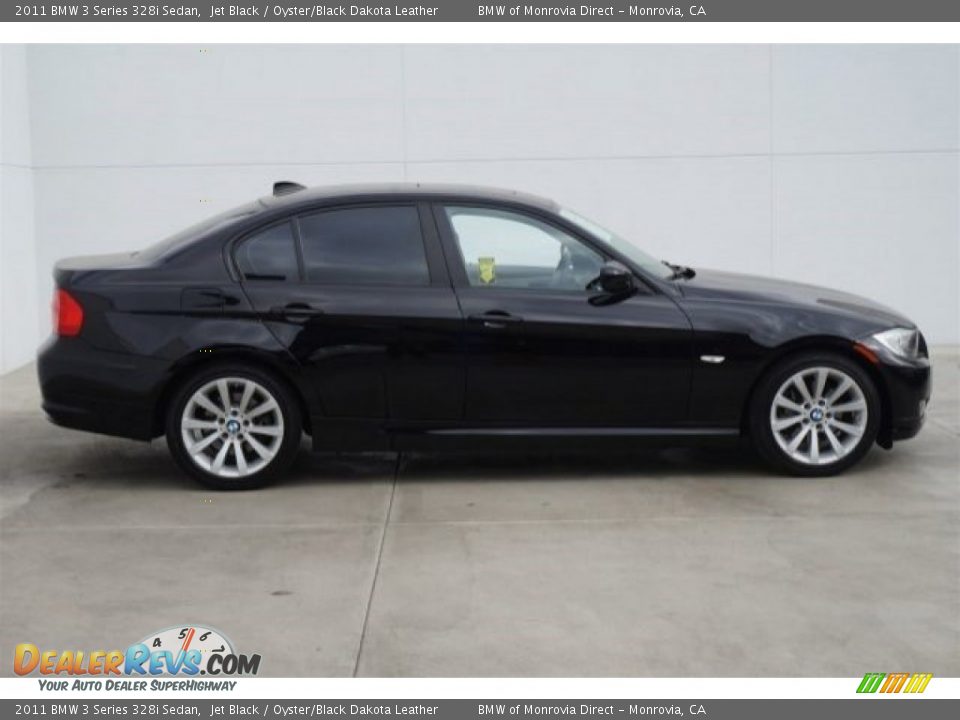 2011 BMW 3 Series 328i Sedan Jet Black / Oyster/Black Dakota Leather Photo #2