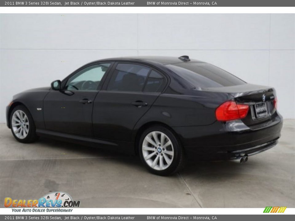 2011 BMW 3 Series 328i Sedan Jet Black / Oyster/Black Dakota Leather Photo #3