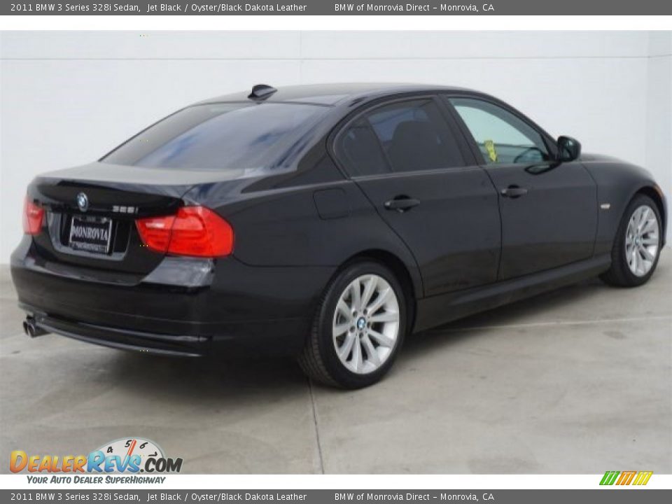 2011 BMW 3 Series 328i Sedan Jet Black / Oyster/Black Dakota Leather Photo #4