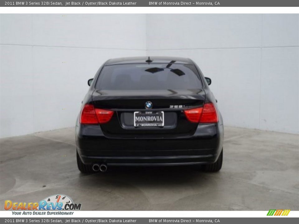 2011 BMW 3 Series 328i Sedan Jet Black / Oyster/Black Dakota Leather Photo #8