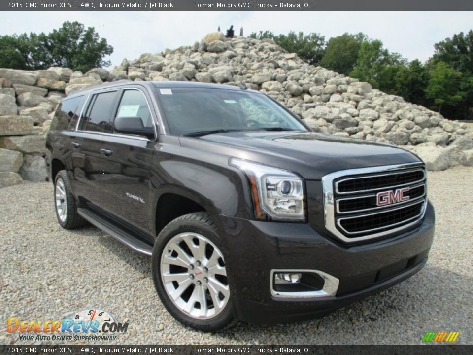 2015 GMC Yukon XL SLT 4WD Iridium Metallic / Jet Black Photo #1