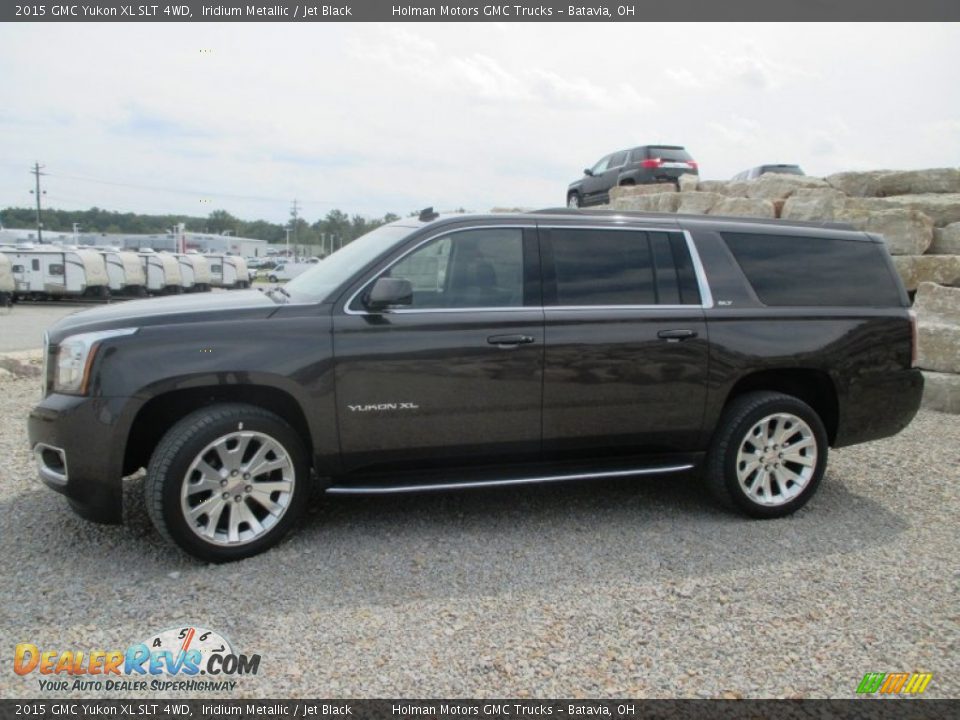 2015 GMC Yukon XL SLT 4WD Iridium Metallic / Jet Black Photo #3