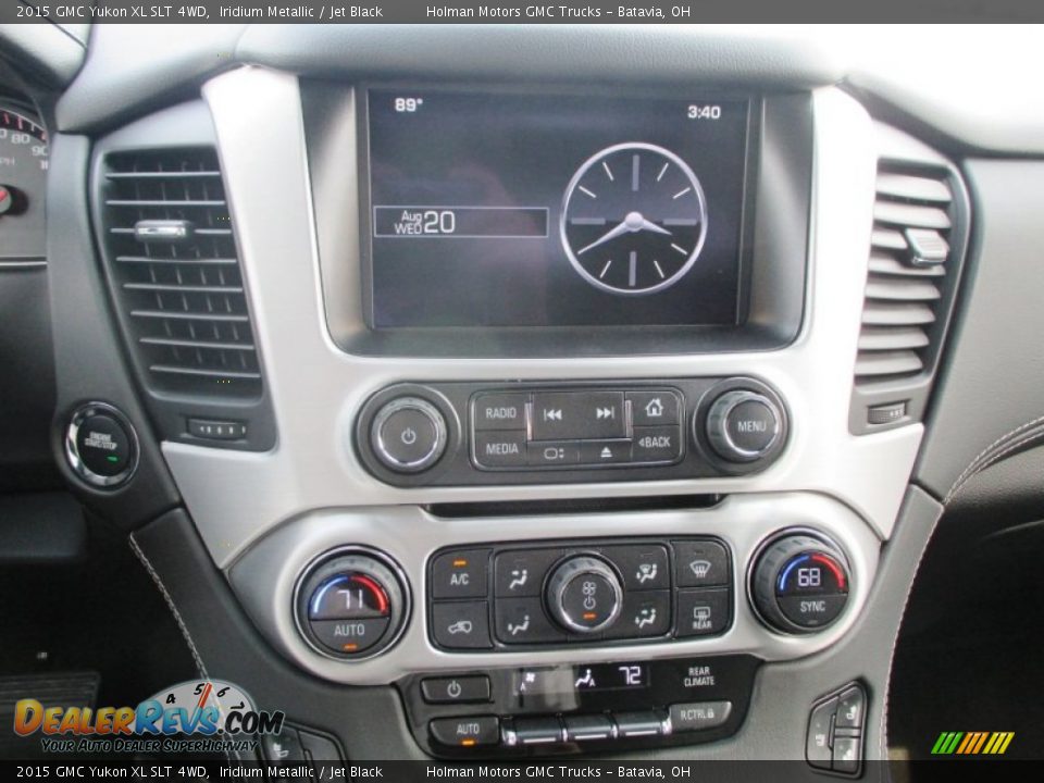 2015 GMC Yukon XL SLT 4WD Iridium Metallic / Jet Black Photo #7