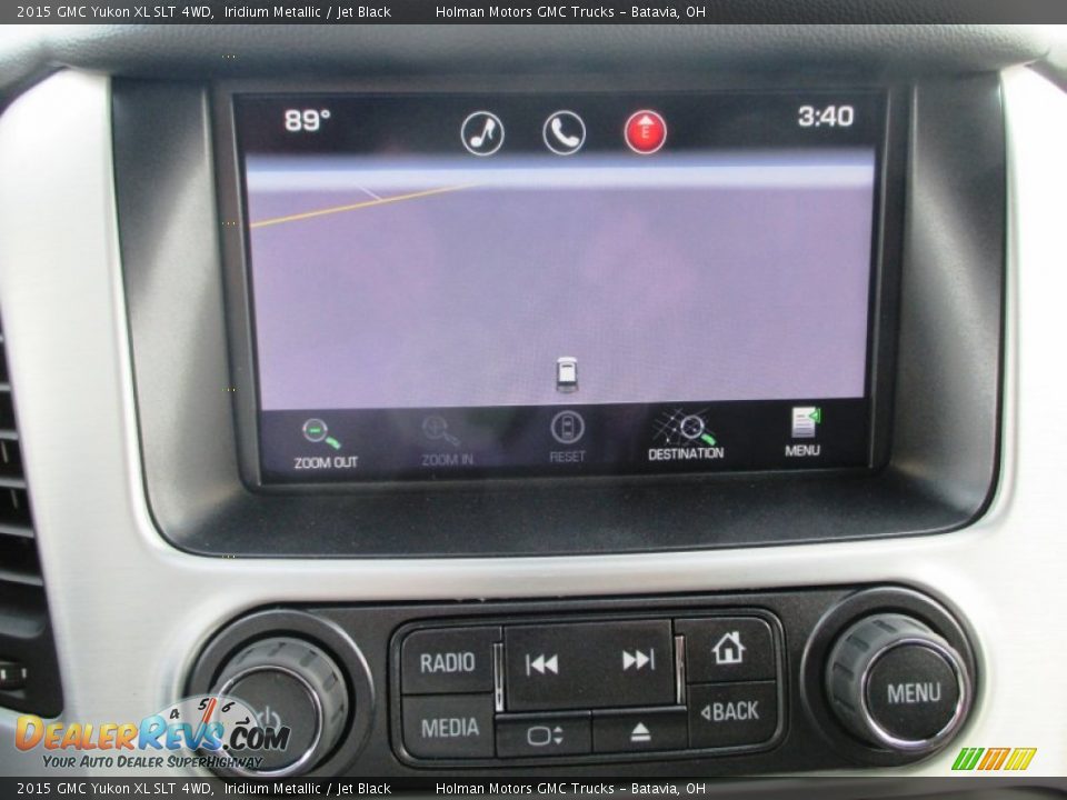 2015 GMC Yukon XL SLT 4WD Iridium Metallic / Jet Black Photo #9