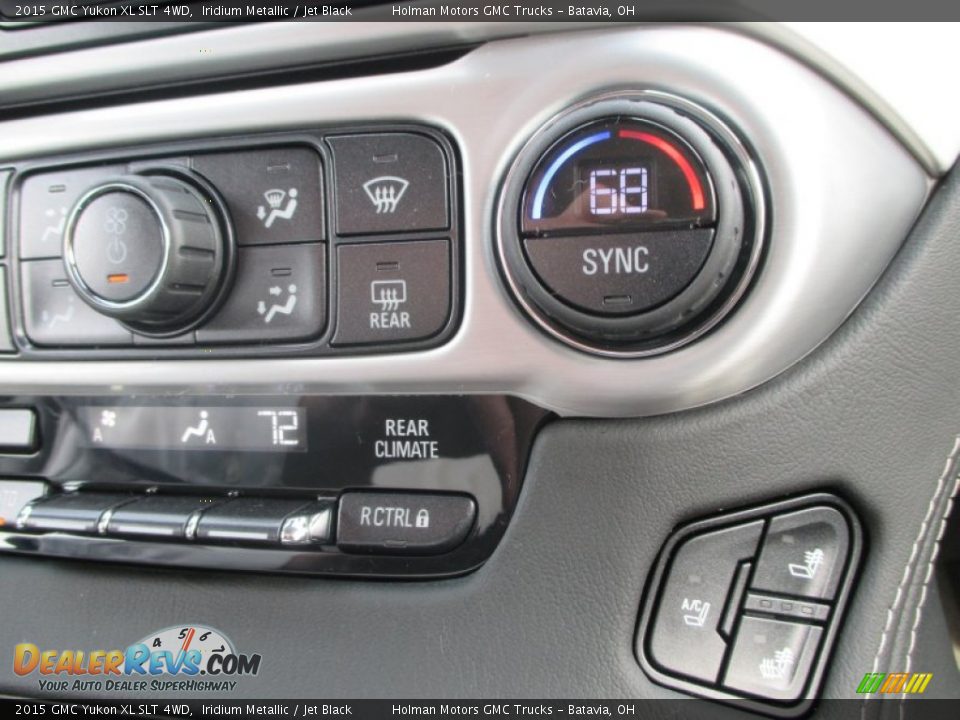 2015 GMC Yukon XL SLT 4WD Iridium Metallic / Jet Black Photo #15