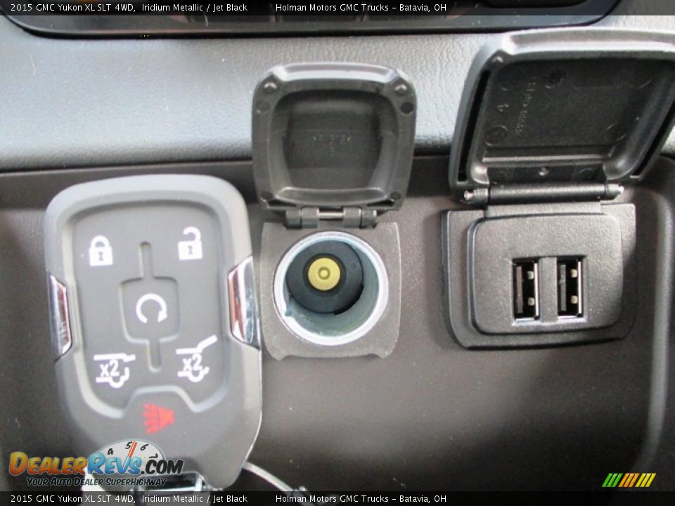 2015 GMC Yukon XL SLT 4WD Iridium Metallic / Jet Black Photo #17