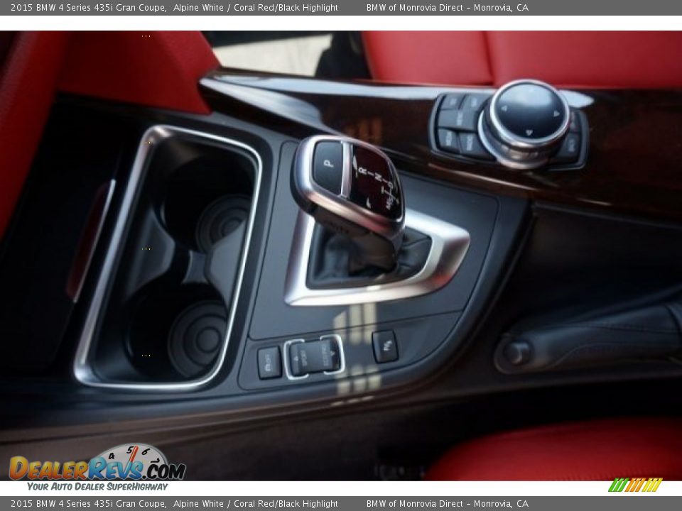 2015 BMW 4 Series 435i Gran Coupe Alpine White / Coral Red/Black Highlight Photo #7