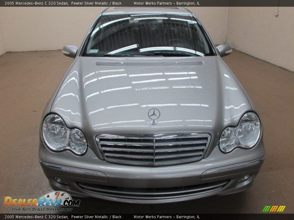 2005 Mercedes-Benz C 320 Sedan Pewter Silver Metallic / Black Photo #2