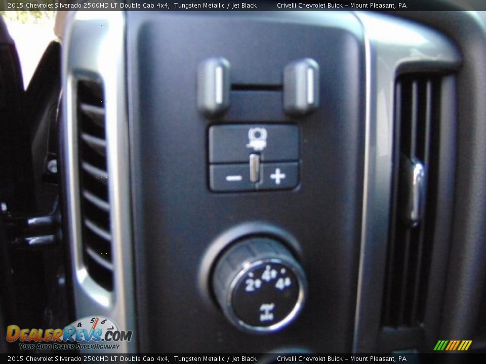 2015 Chevrolet Silverado 2500HD LT Double Cab 4x4 Tungsten Metallic / Jet Black Photo #10