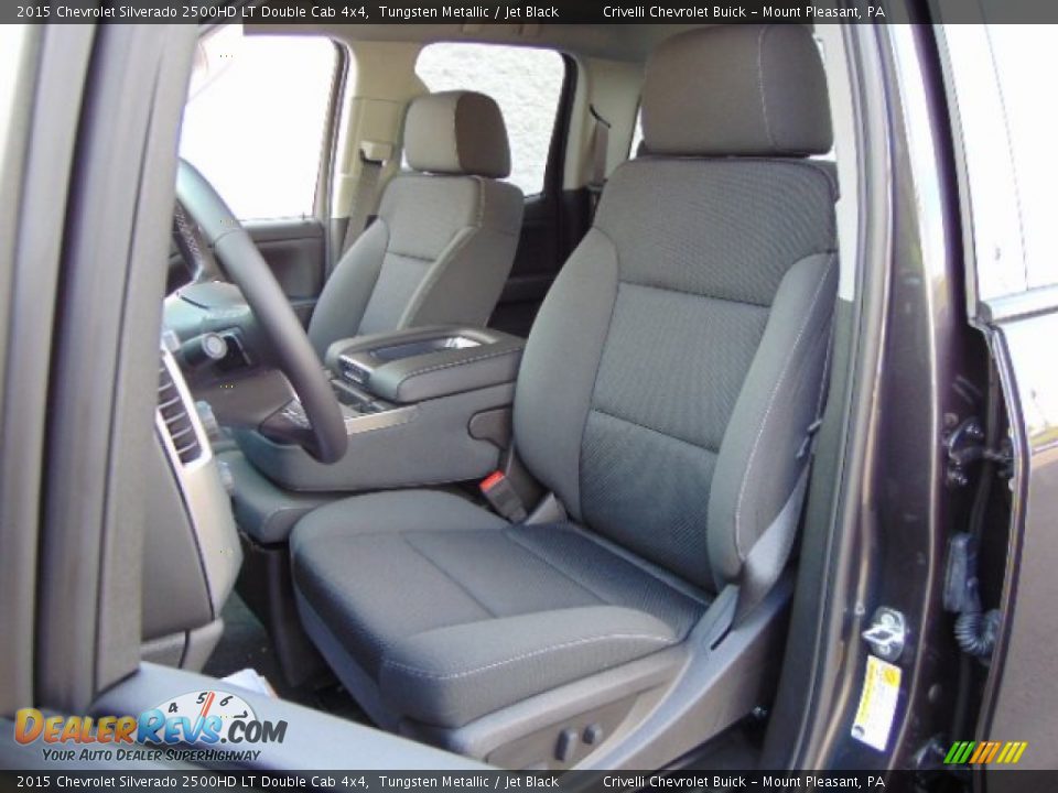 2015 Chevrolet Silverado 2500HD LT Double Cab 4x4 Tungsten Metallic / Jet Black Photo #12