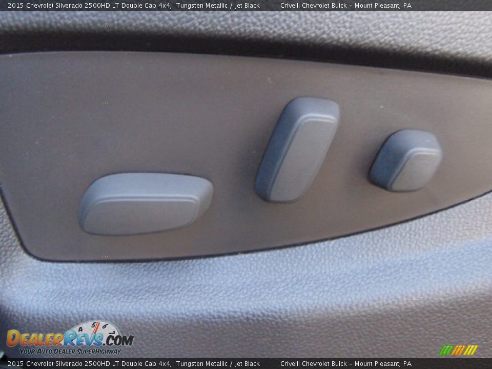 2015 Chevrolet Silverado 2500HD LT Double Cab 4x4 Tungsten Metallic / Jet Black Photo #13