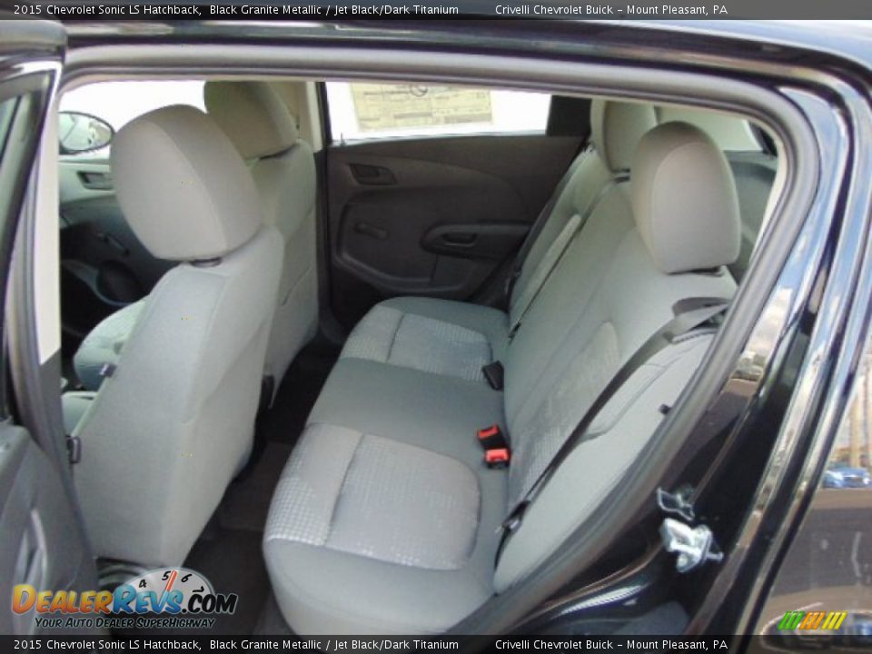 Rear Seat of 2015 Chevrolet Sonic LS Hatchback Photo #13