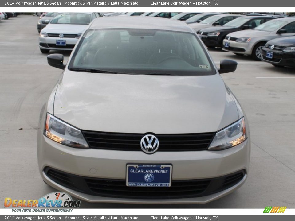 2014 Volkswagen Jetta S Sedan Moonrock Silver Metallic / Latte Macchiato Photo #2