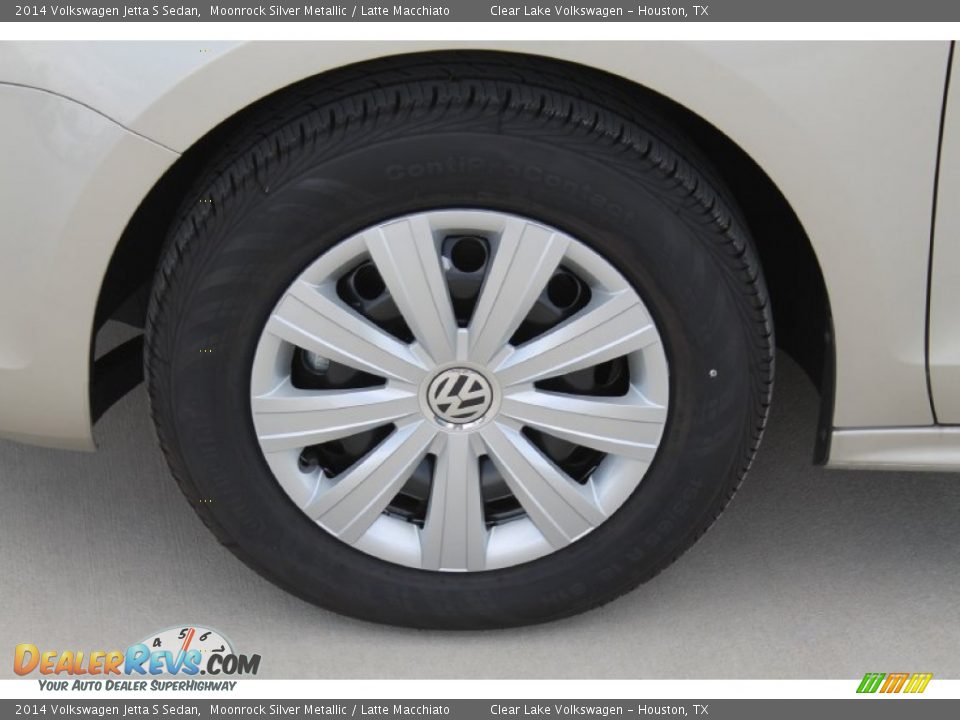 2014 Volkswagen Jetta S Sedan Moonrock Silver Metallic / Latte Macchiato Photo #5