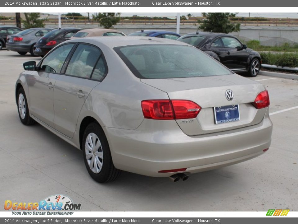 2014 Volkswagen Jetta S Sedan Moonrock Silver Metallic / Latte Macchiato Photo #6
