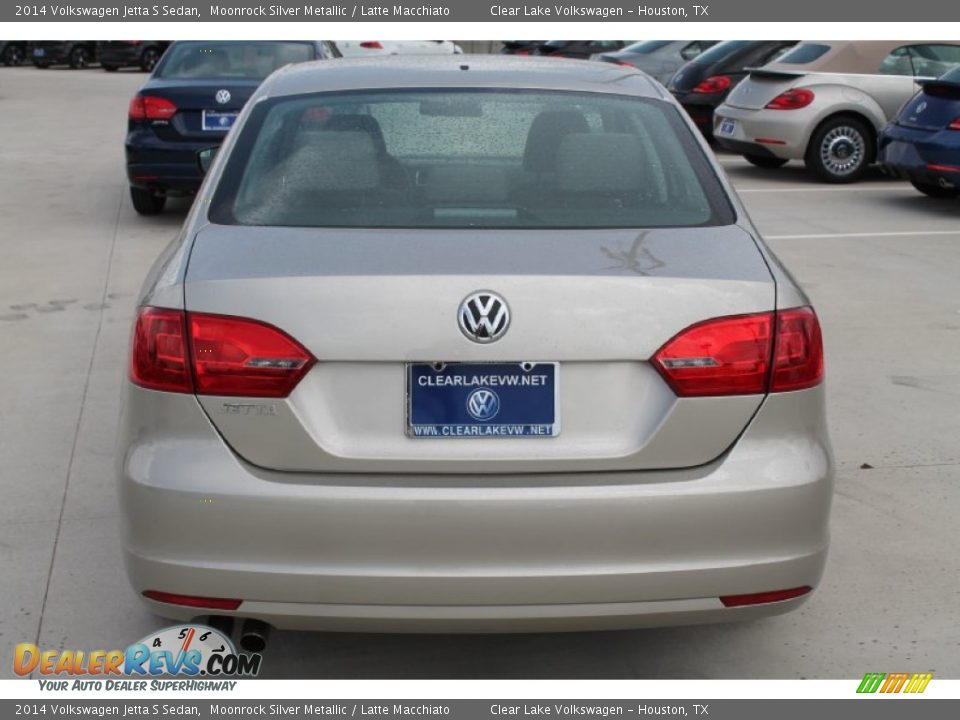 2014 Volkswagen Jetta S Sedan Moonrock Silver Metallic / Latte Macchiato Photo #7