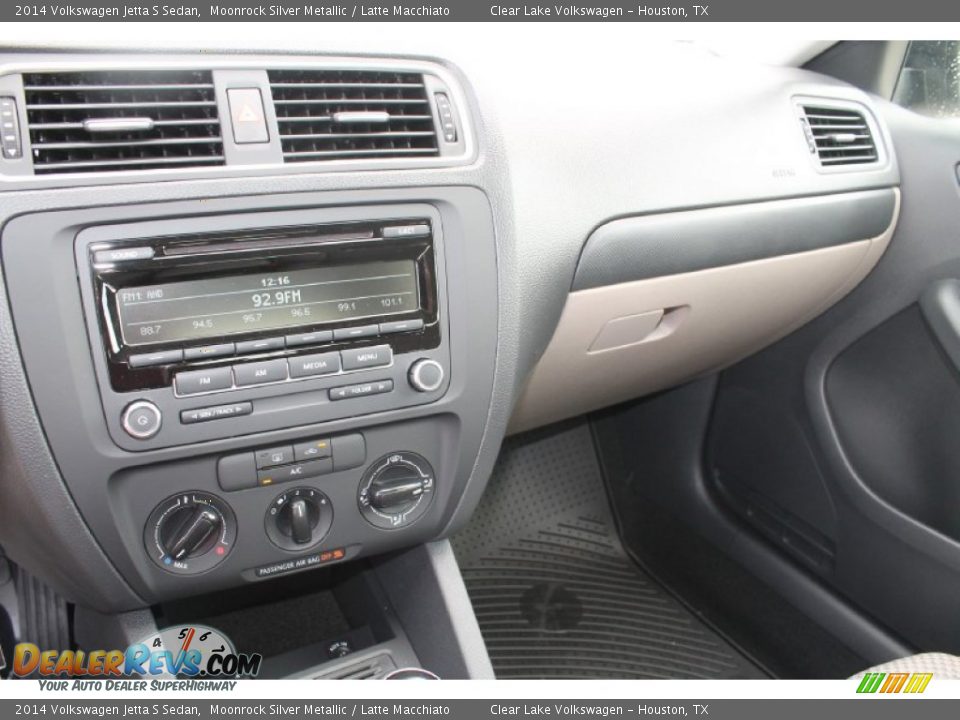 2014 Volkswagen Jetta S Sedan Moonrock Silver Metallic / Latte Macchiato Photo #11