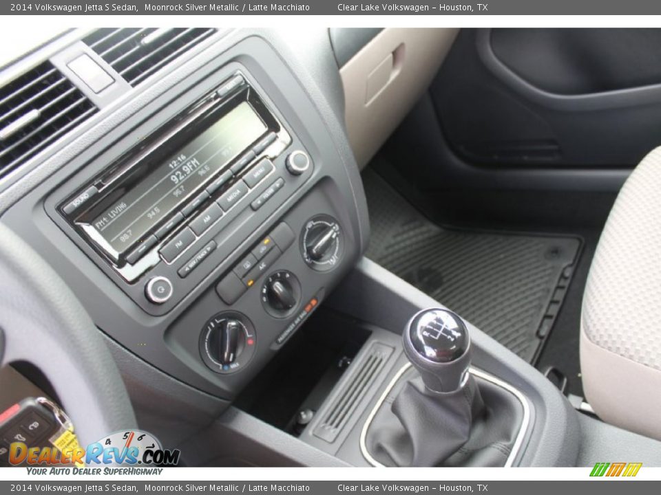 2014 Volkswagen Jetta S Sedan Moonrock Silver Metallic / Latte Macchiato Photo #12