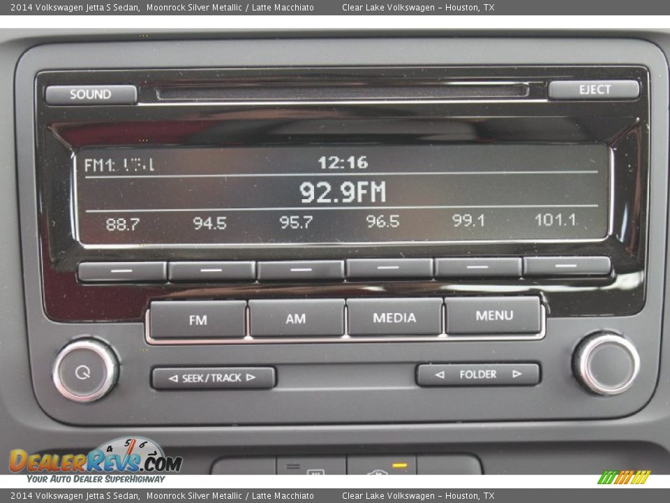 2014 Volkswagen Jetta S Sedan Moonrock Silver Metallic / Latte Macchiato Photo #13