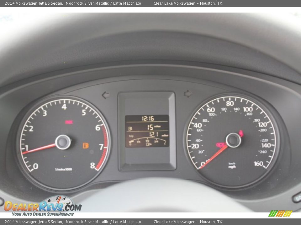 2014 Volkswagen Jetta S Sedan Moonrock Silver Metallic / Latte Macchiato Photo #17