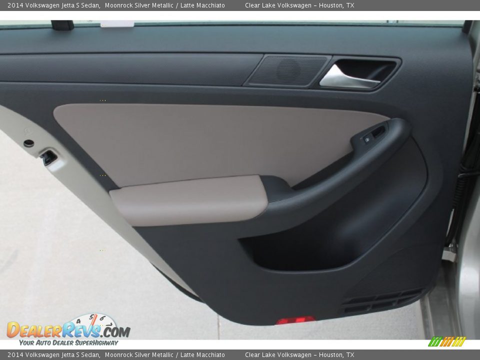 2014 Volkswagen Jetta S Sedan Moonrock Silver Metallic / Latte Macchiato Photo #18