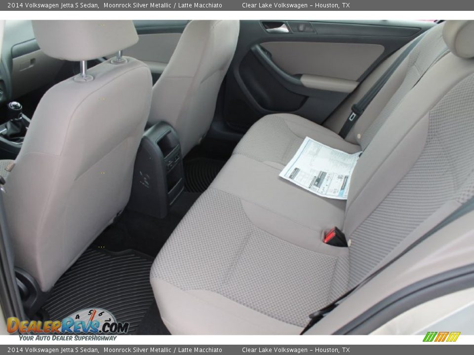 2014 Volkswagen Jetta S Sedan Moonrock Silver Metallic / Latte Macchiato Photo #19
