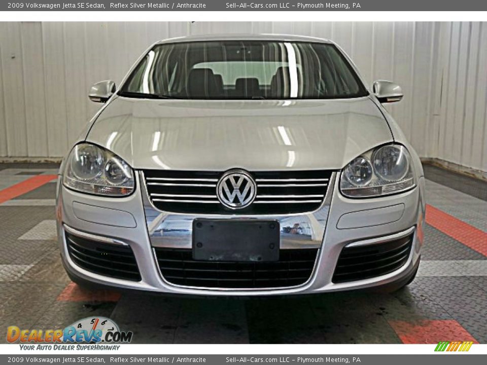 2009 Volkswagen Jetta SE Sedan Reflex Silver Metallic / Anthracite Photo #3