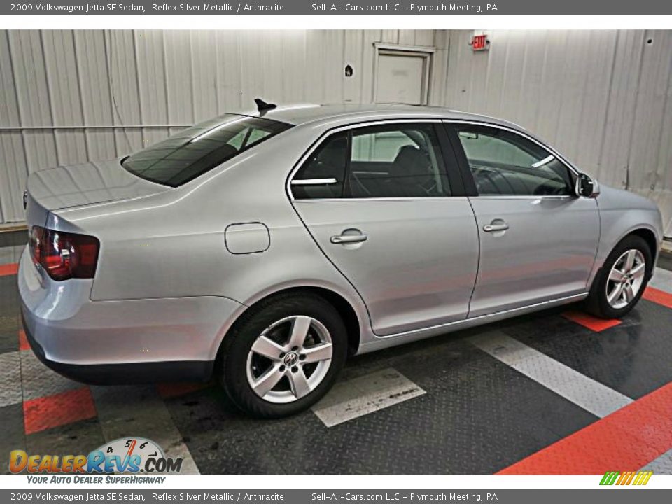 2009 Volkswagen Jetta SE Sedan Reflex Silver Metallic / Anthracite Photo #5