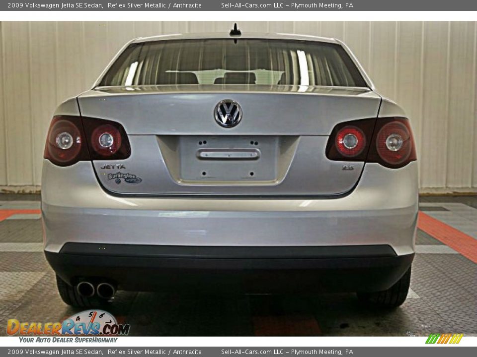 2009 Volkswagen Jetta SE Sedan Reflex Silver Metallic / Anthracite Photo #6
