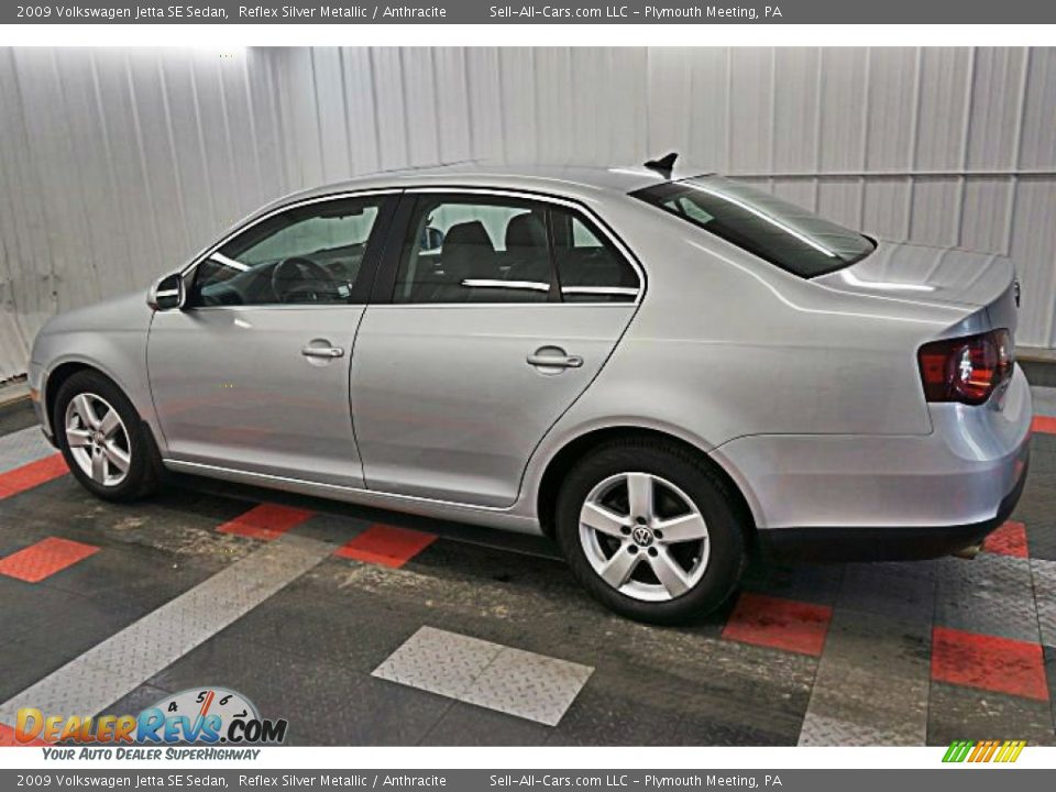 2009 Volkswagen Jetta SE Sedan Reflex Silver Metallic / Anthracite Photo #7
