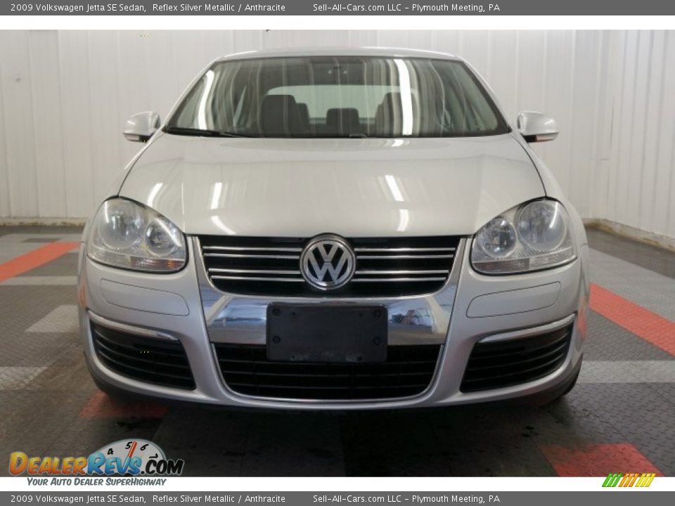 2009 Volkswagen Jetta SE Sedan Reflex Silver Metallic / Anthracite Photo #12