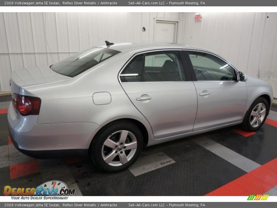 2009 Volkswagen Jetta SE Sedan Reflex Silver Metallic / Anthracite Photo #15
