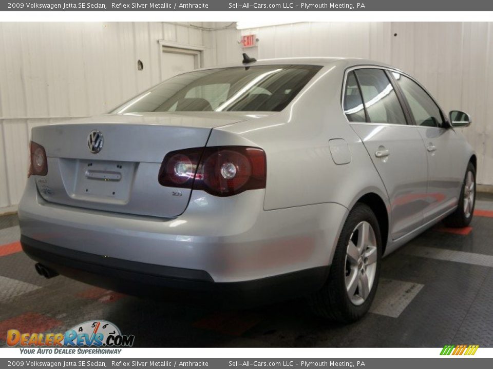 2009 Volkswagen Jetta SE Sedan Reflex Silver Metallic / Anthracite Photo #16
