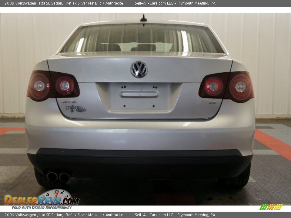 2009 Volkswagen Jetta SE Sedan Reflex Silver Metallic / Anthracite Photo #17