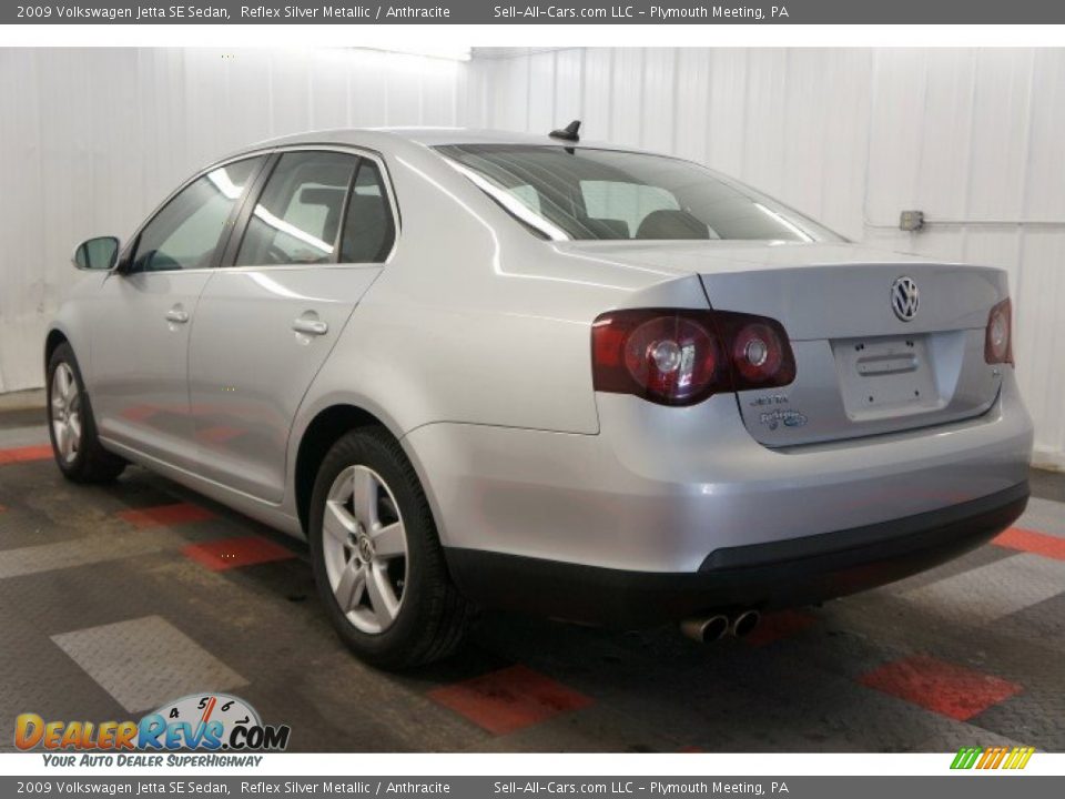 2009 Volkswagen Jetta SE Sedan Reflex Silver Metallic / Anthracite Photo #18