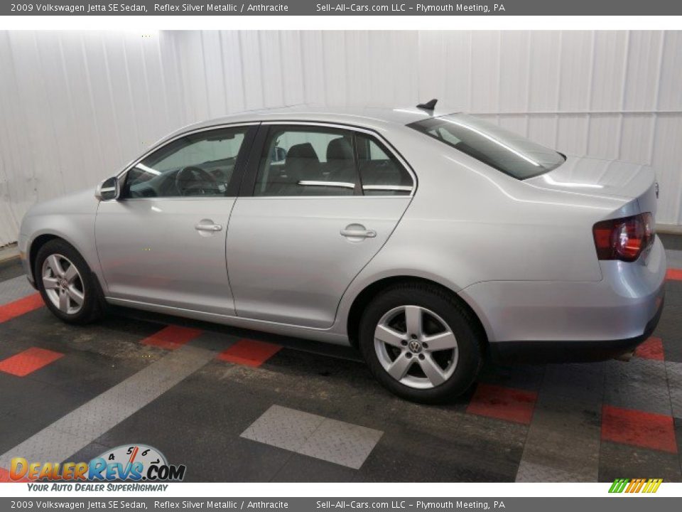 2009 Volkswagen Jetta SE Sedan Reflex Silver Metallic / Anthracite Photo #19