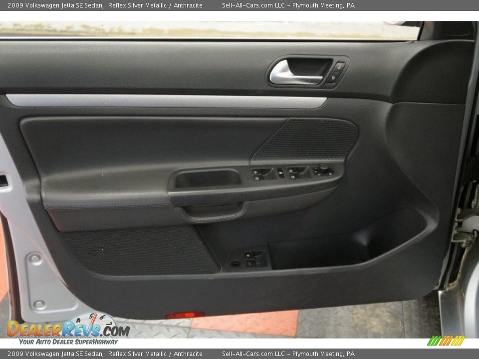 2009 Volkswagen Jetta SE Sedan Reflex Silver Metallic / Anthracite Photo #20