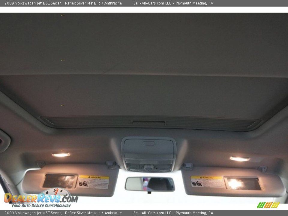 2009 Volkswagen Jetta SE Sedan Reflex Silver Metallic / Anthracite Photo #27