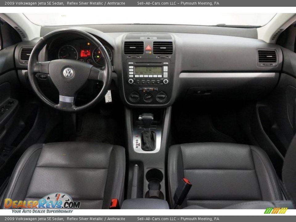 2009 Volkswagen Jetta SE Sedan Reflex Silver Metallic / Anthracite Photo #29
