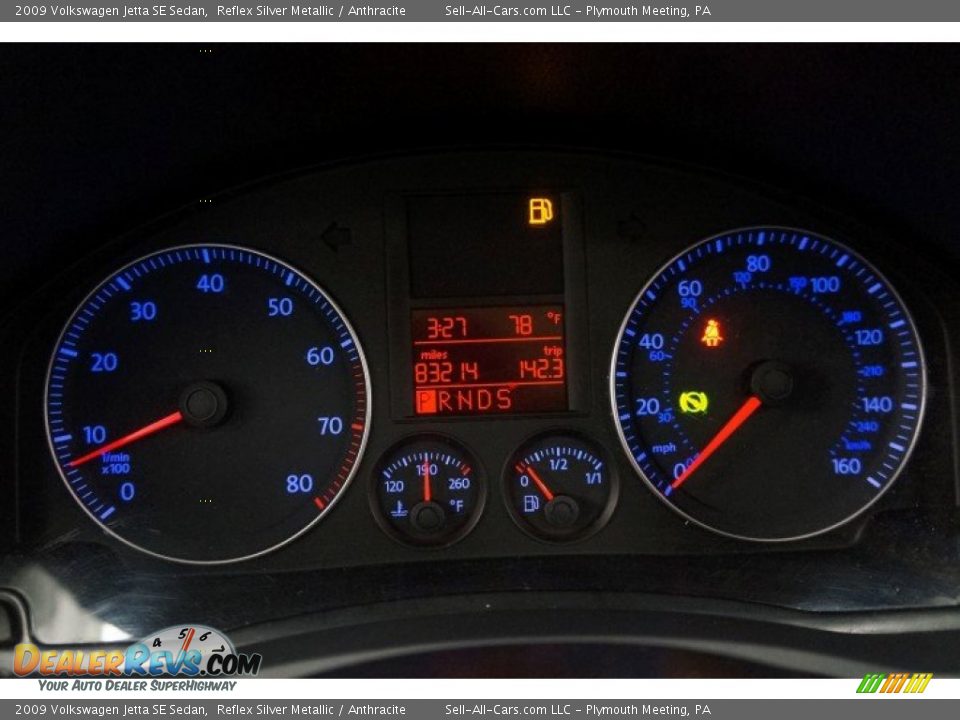 2009 Volkswagen Jetta SE Sedan Reflex Silver Metallic / Anthracite Photo #34